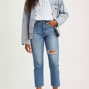 Levi's Wedgie High Rise Straight Jeans